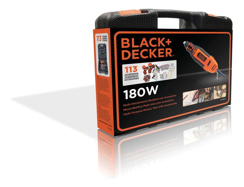 Kit Micro Retifica RT18KA Cortes e Desbastes + 113 Acessórios