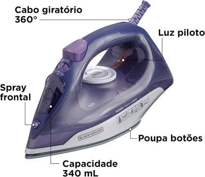 Ferro de Passar Base Ceramic Gliss FX2550
