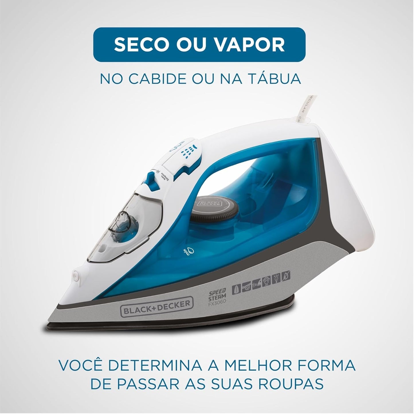 Ferro de Passar Roupa com Vaporizador FX3060
