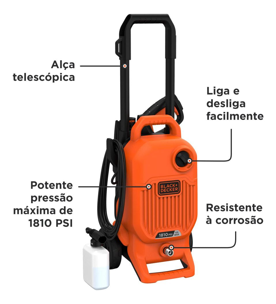 Lavadora Alta Pressão 1810psi 1500W