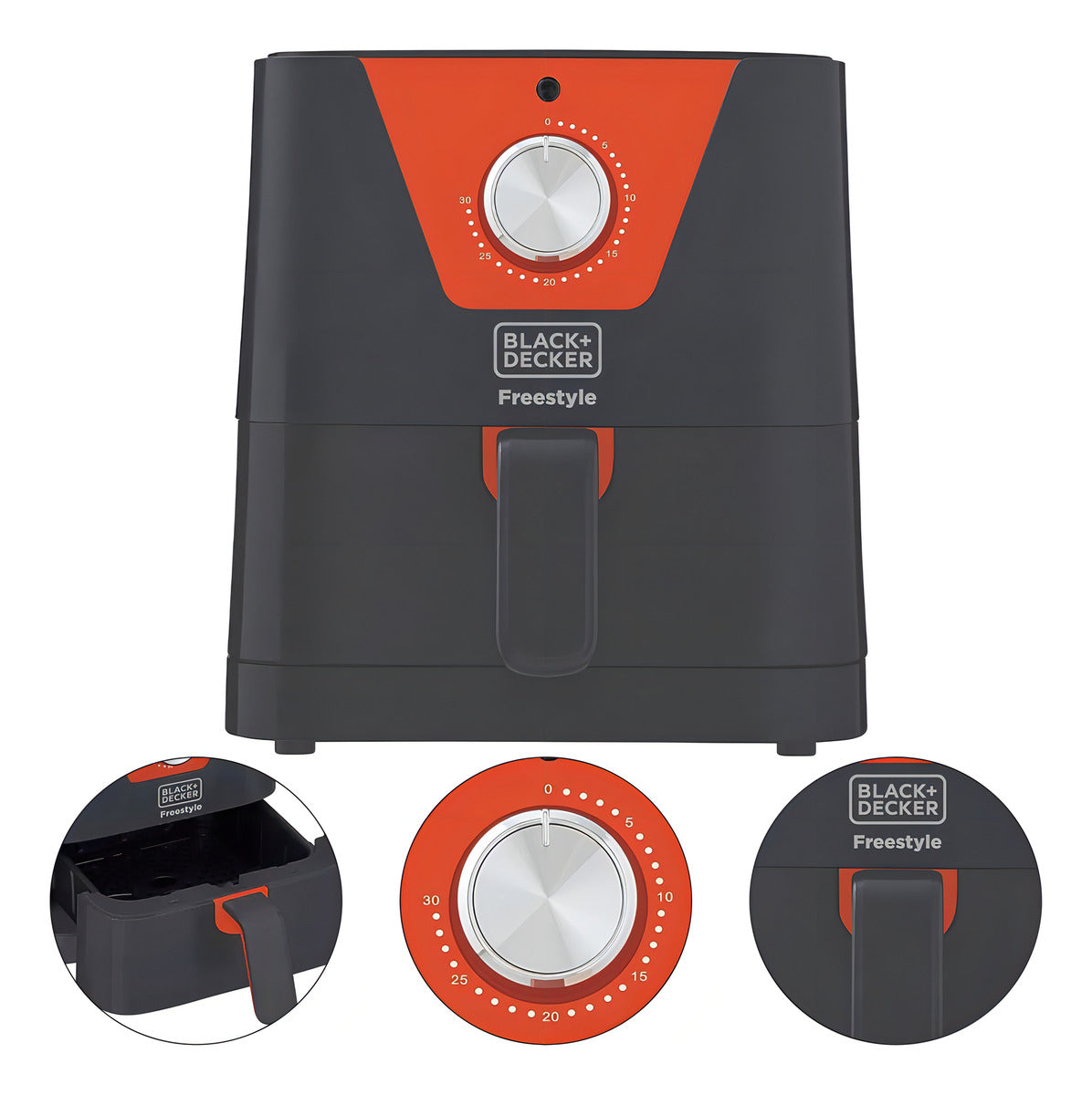 Fritadeira Elétrica Air Fryer Freestyle AFM2 1,5L - 700W